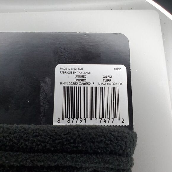 Nike Fleece Neck Warmer Running/Walking Unisex Black NWT - Picture 3 of 7